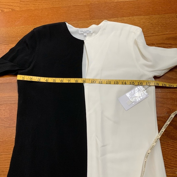 NWT Equipment Femme XS Tatienne Dress Black - Picture 6 of 8